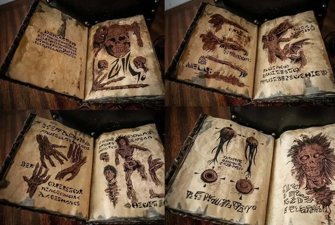 Vintage Collectible Books - Necronomicon vintage - Livre de magie