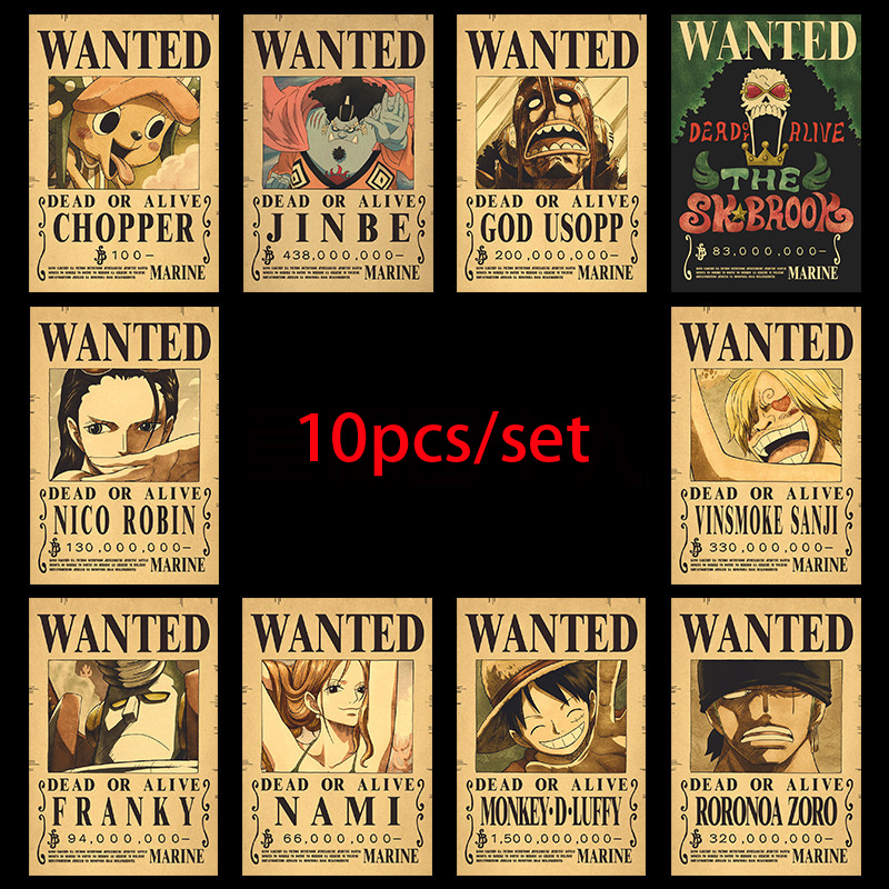 Vintage Things Collection - Lot de 10 affiches de recherche