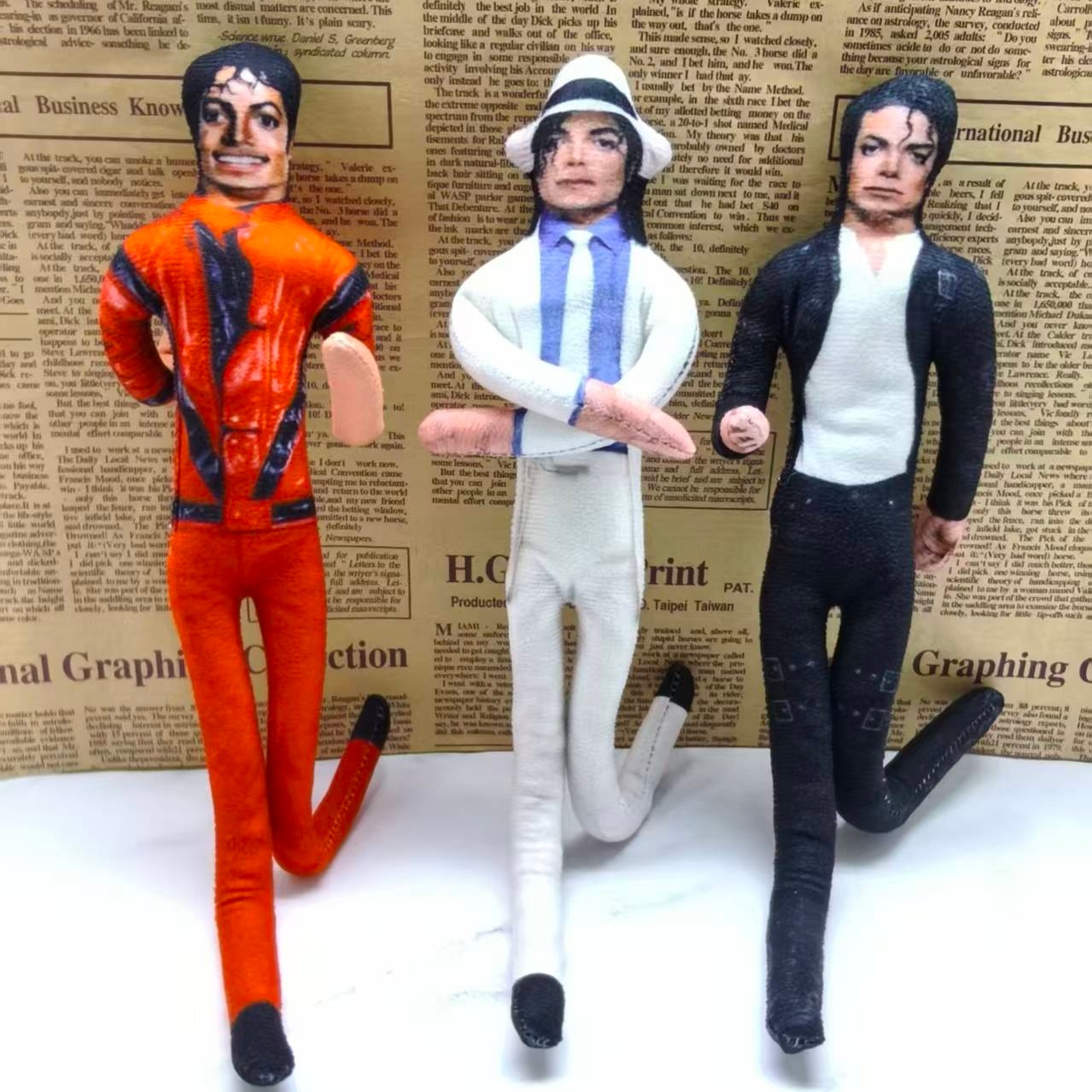 Vintage Things Collection - Figurine en peluche vintage MJ Michael