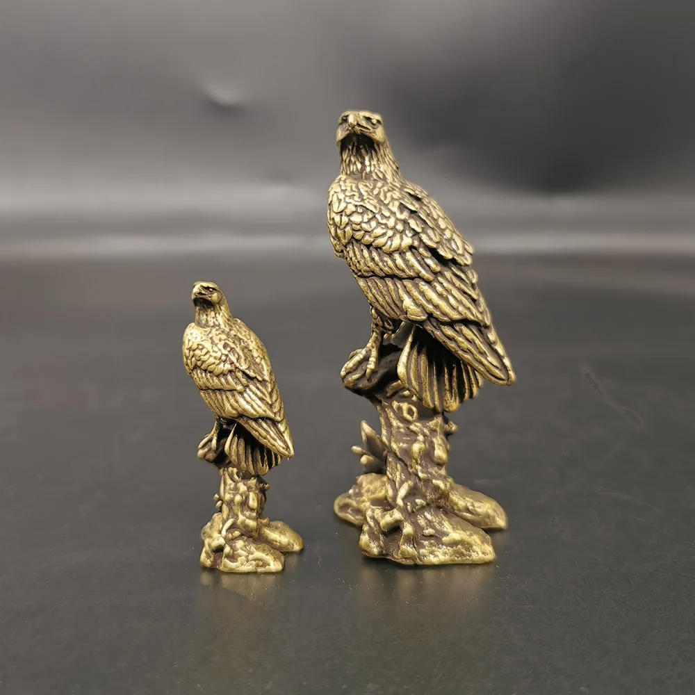 Vintage Things Collection - Statue d'aigle en laiton, Simulation d'animal