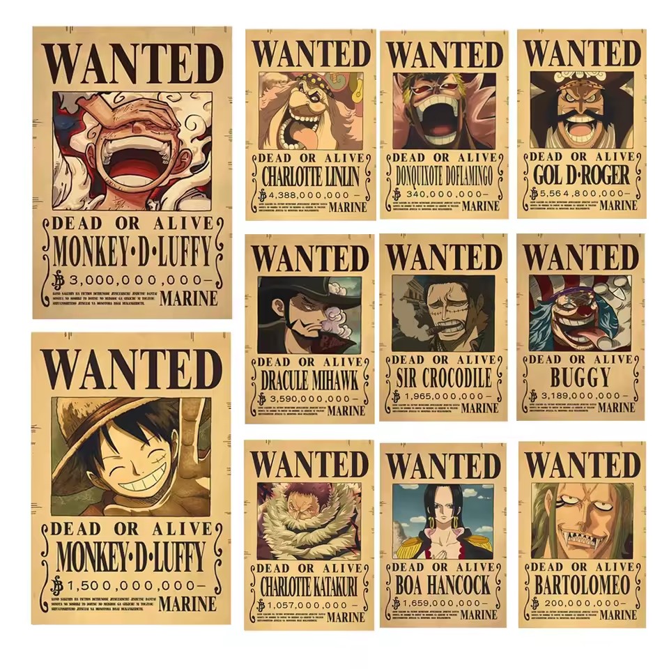Vintage Things Collection - Affiches de recherche de récompenses One