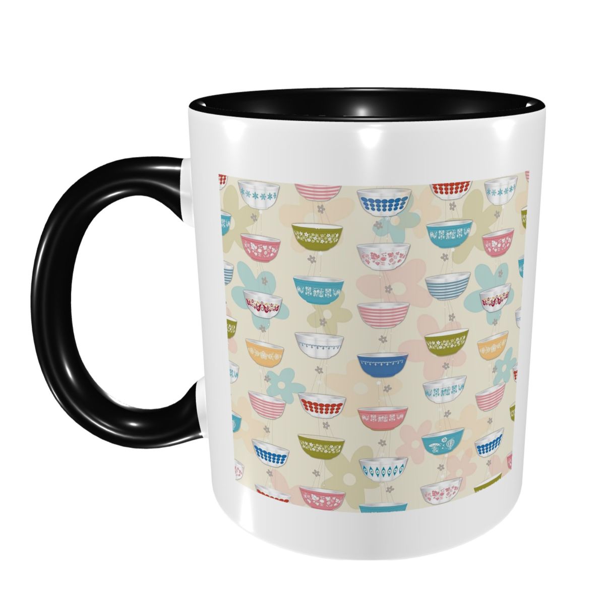 Vintage Collectible Pyrex - Collection de bols Pyrex vintage, tasses