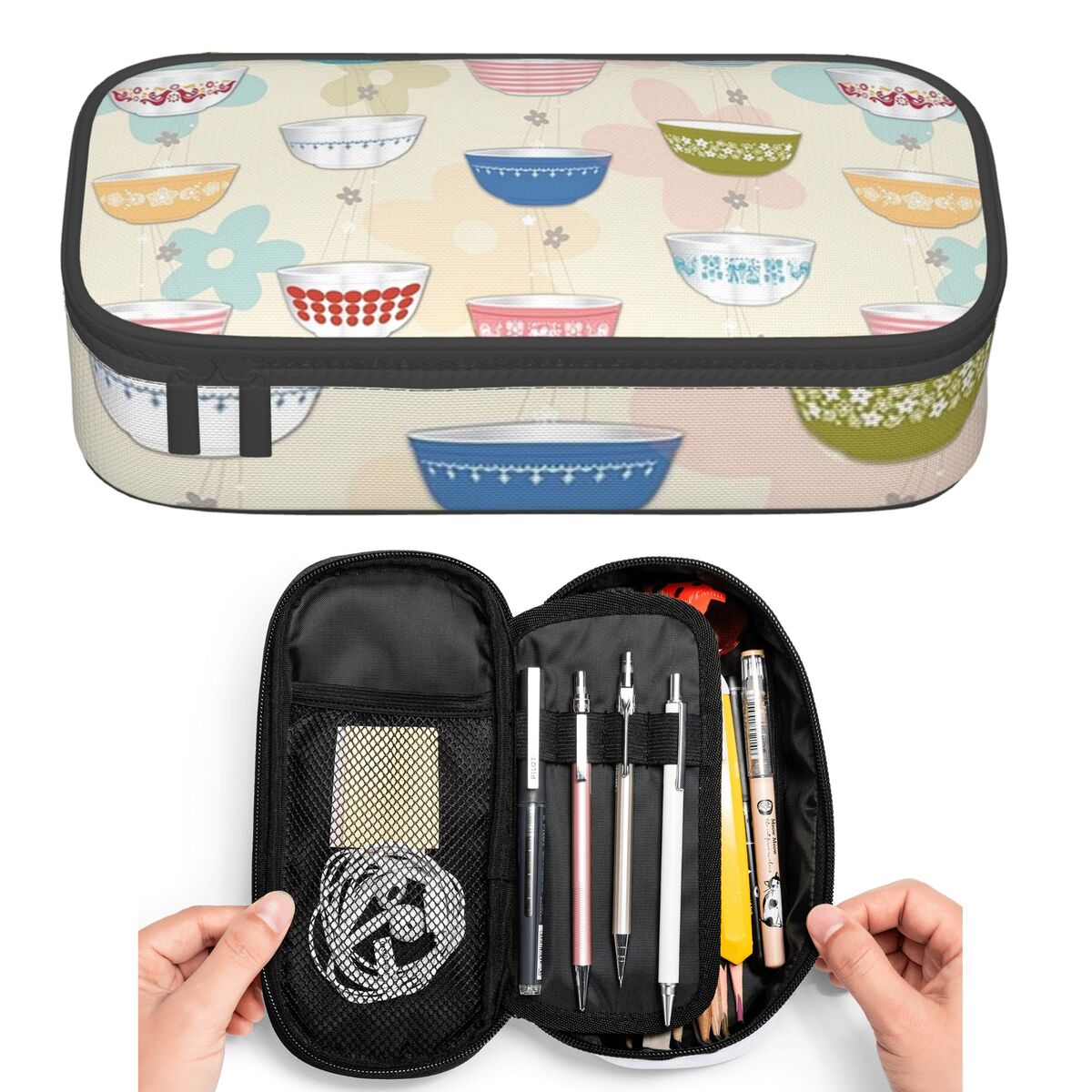 Vintage Collectible Pyrex - Collection de trousses à crayons vintage