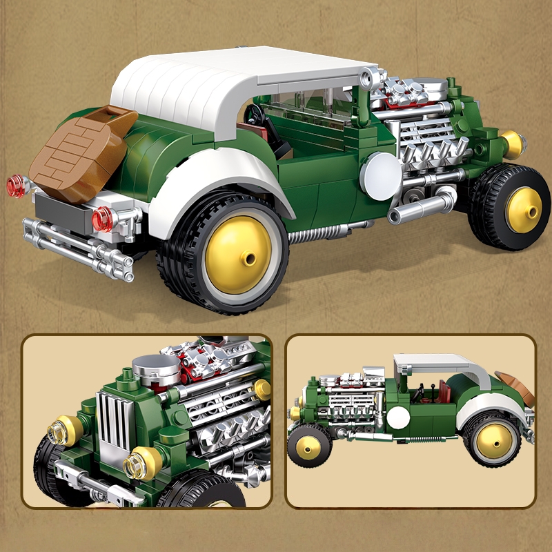 Ensemble de blocs de construct - Vintage Collectible Cars avis et prix