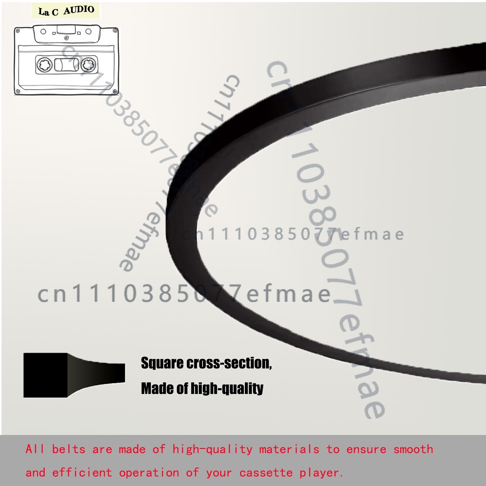Courroie pour lecteur de casse - Cassette Walkman Belt avis et prix