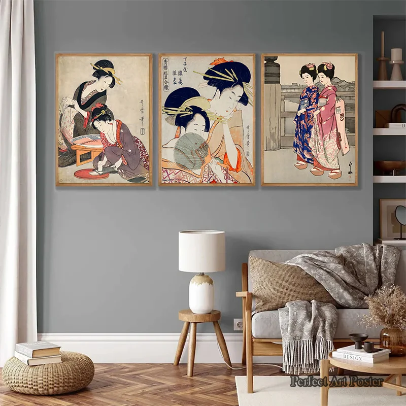 Affiche de Geisha Vintage japo - Vintage Things Collection avis et prix