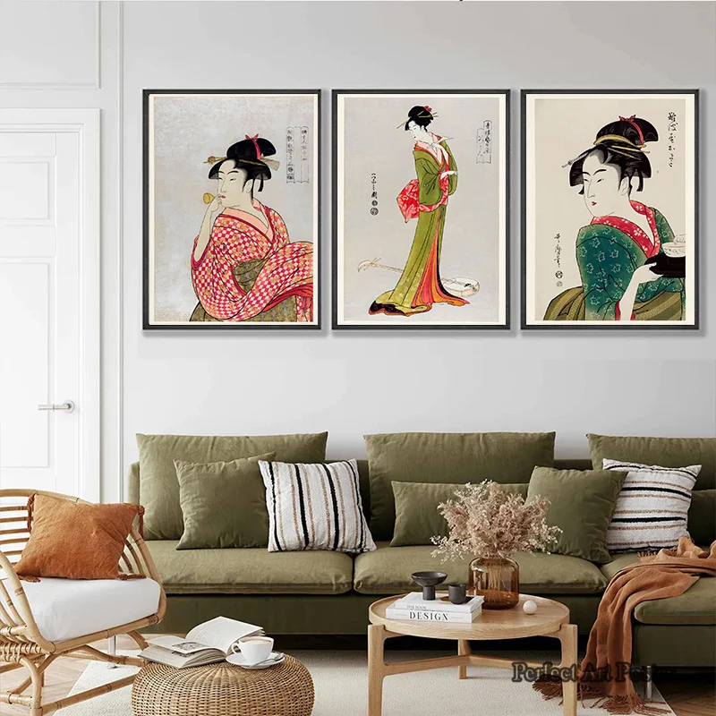 Affiche de Geisha Vintage japo - Vintage Things Collection avis et prix