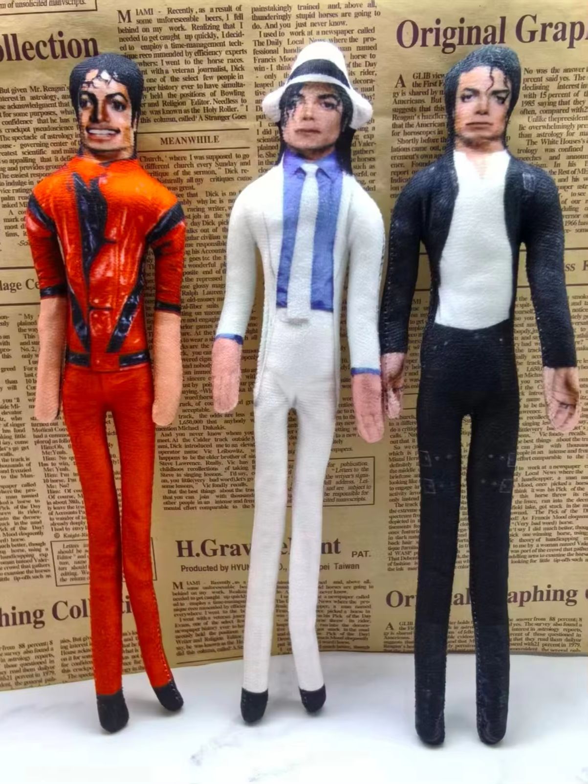 Figurine en peluche vintage MJ - Vintage Things Collection avis et prix