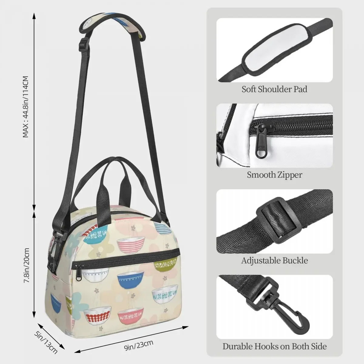 Sac à déjeuner isotherme vinta - Vintage Collectible Pyrex avis et prix