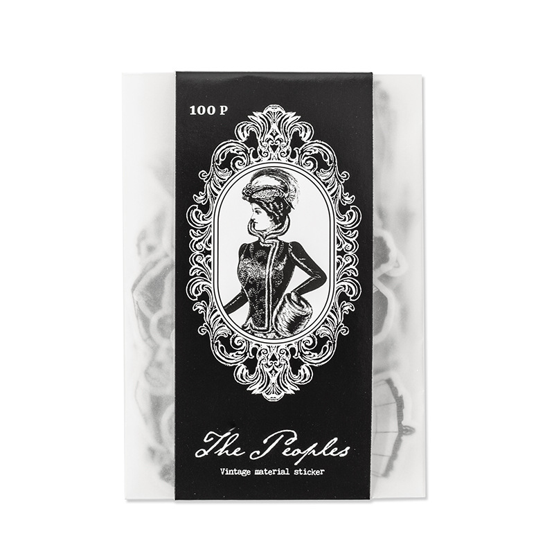 1 paquet/100 pièces Autocollan - Vintage Things Collection avis et prix